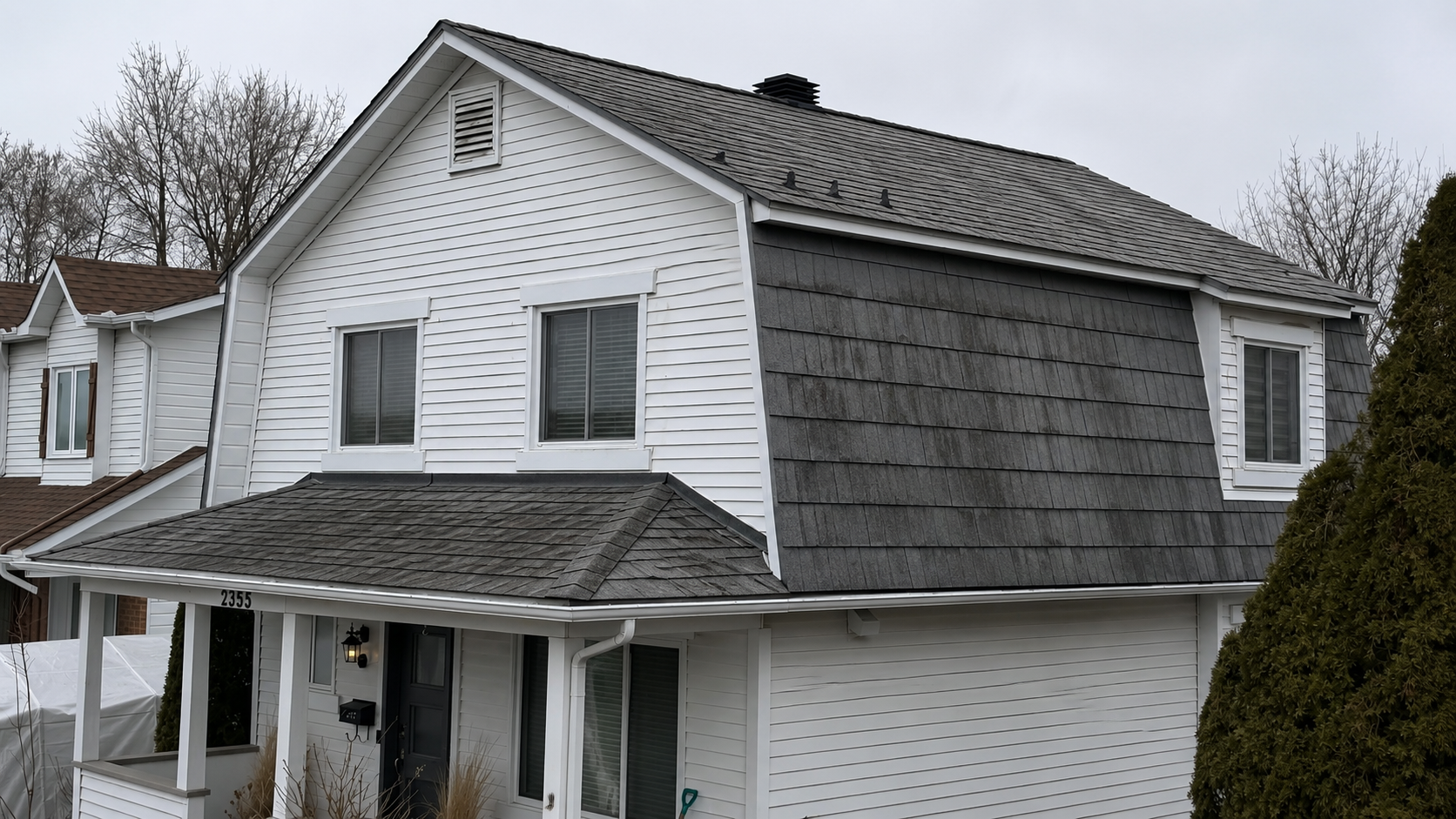 Before roofing transformation