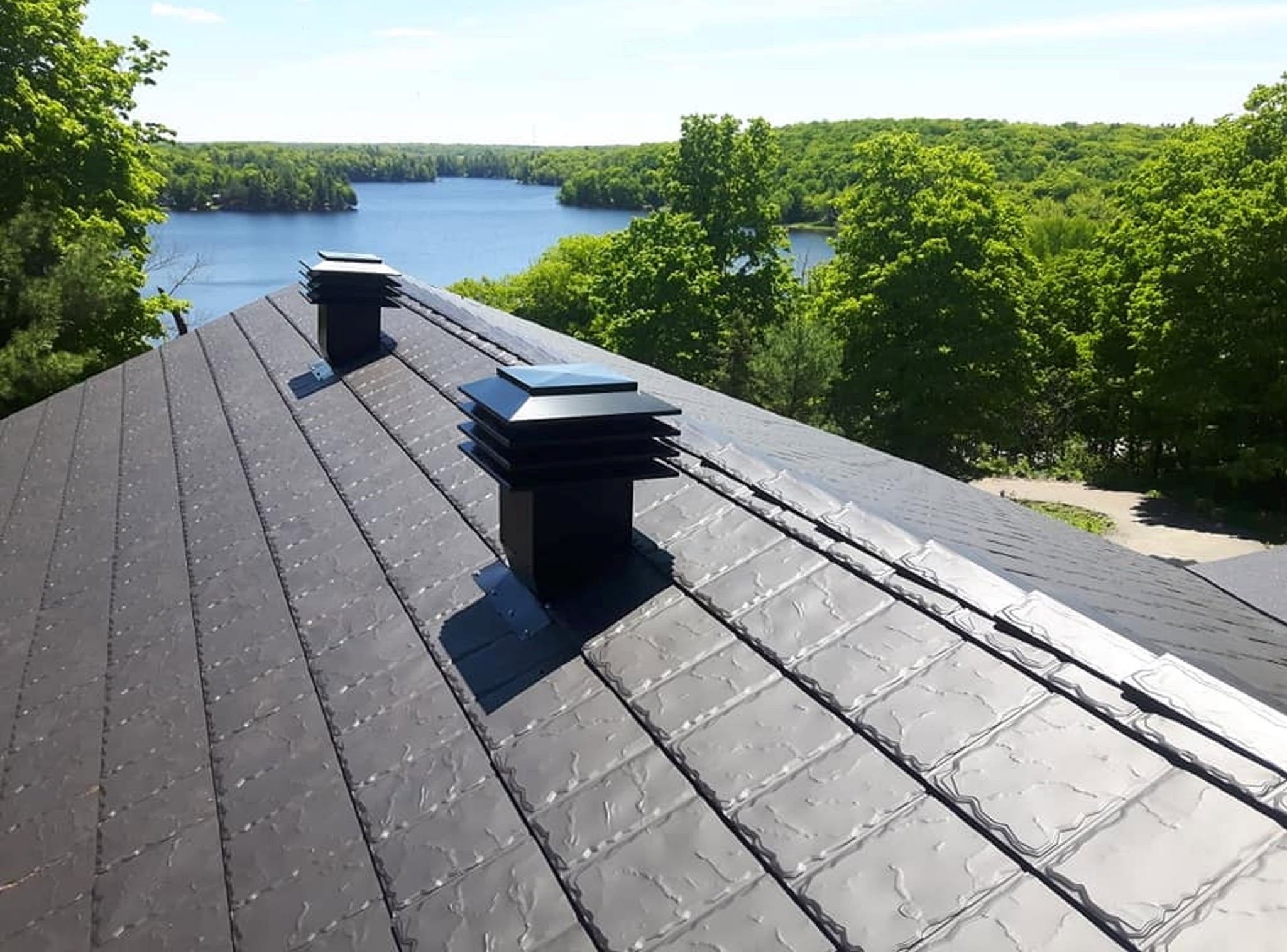 RARE architectural metal roofing project 22