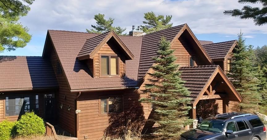 RARE architectural metal roofing project 19